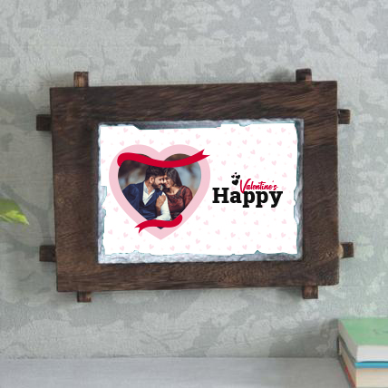 Happy Valentine Day Stone Frame