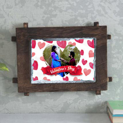 Personalised Valentine Stone Frame