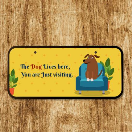 Dog Home Plaque