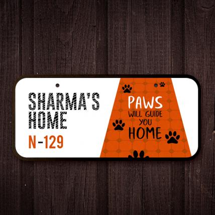 Cute Paws Name Plate