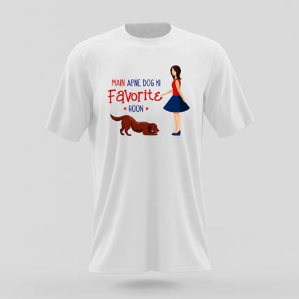 Main Apne Dog Ki Favourite Hoon T Shirt