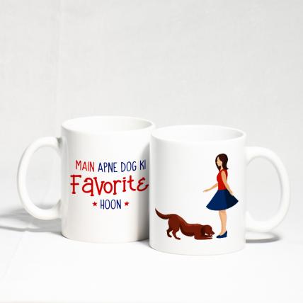 Mai Apne Dog ki Favourite hoon Mug