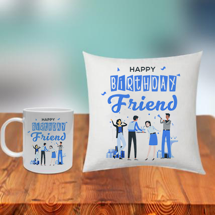Friend Cushion Mug Set