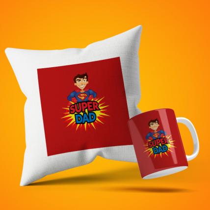 Super Cool Dad Cushion Mug Set