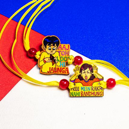 Aj toh lutt jaunga Combo Rakhi