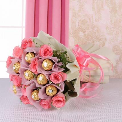 Lovely Ferrero Chocolate Bouquet