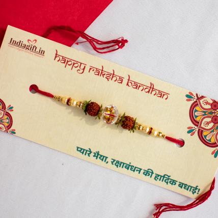 Beautiful Rudraksh Rakhi