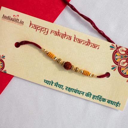 Studded Rudraksh Rakhi