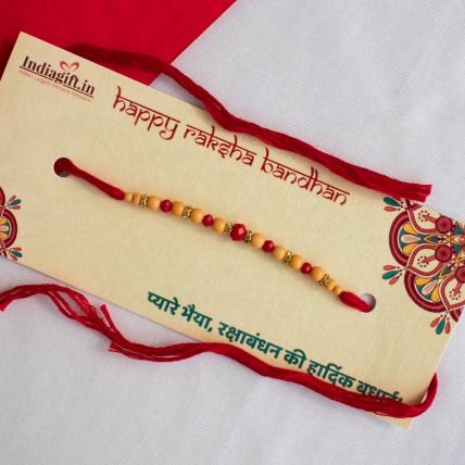 Special Leaf Pearl Rakhi