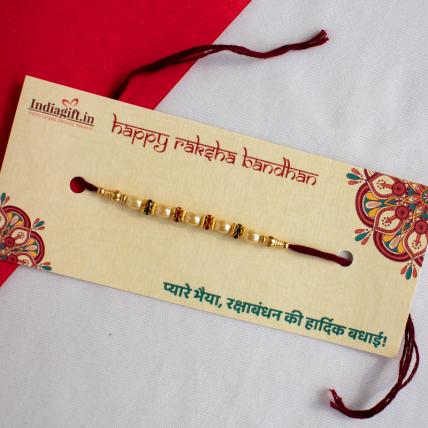 Red Pearl Rakhi