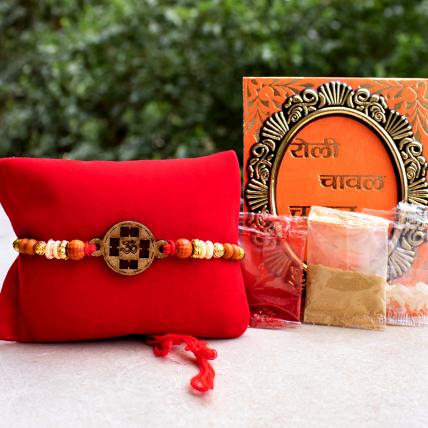 Om Wooden Rakhi