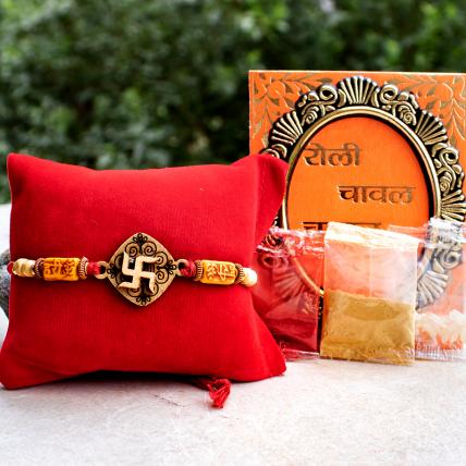 Hari om Swastika Rakhi