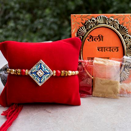 Kundan Pearl Rakhi