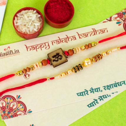 Special OM Mouli Rakhi Set