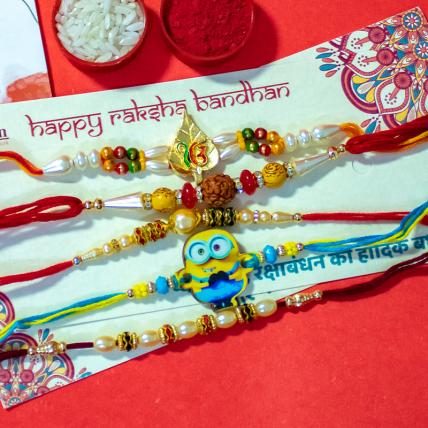 Coolest Rakhi Combo of 5