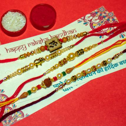 Mouli Rakhi Combo of 5