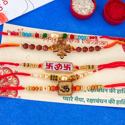Stylist Rakhi Combo of 5