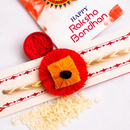 Beautiful Eco friendly Seed Rakhi 