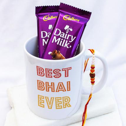 Best Bhai Ever Rakhi Gift Combo