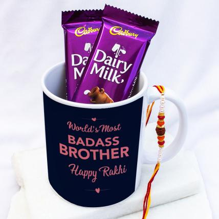 Badass Brother Rakhi Gift Combo