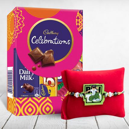 Ben 10 Kids Rakhi with Chocolates Pack