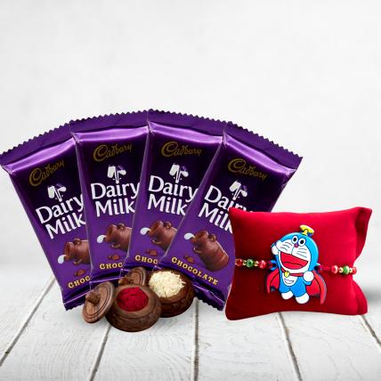 Cadbury Dairy Milk Silk with Kids Rakhi