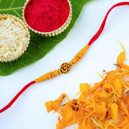Elegant OM Rakhi