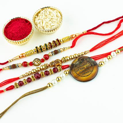Unique 5 Rakhis Combo