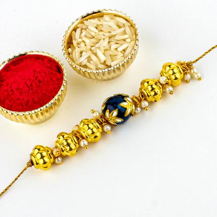 Unique Golden Rakhi