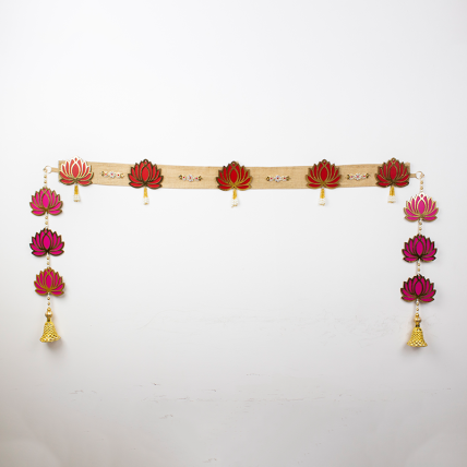 Pearly Lotus Wall Hanging