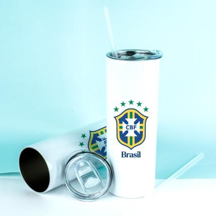 Love for Brazil Straw Sipper