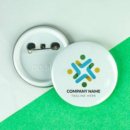 Personalised Company Button Badges