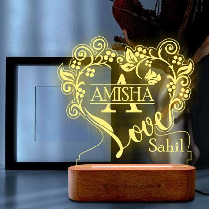 Hidden Love Couple Gift Lamp