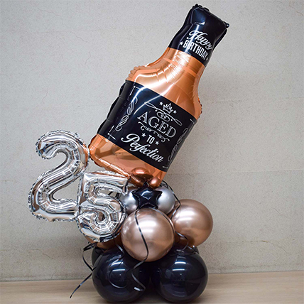 25th Birthday Special Balloon Bouquet