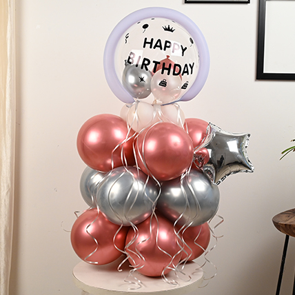 Happy Birthday Bobo Balloon Bouquet