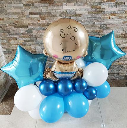 Baby Boy Balloon Bouquet