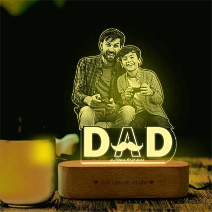 Best friend dad photo lamp 