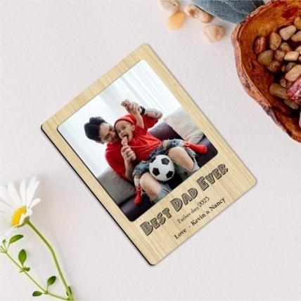 Best Dad Ever Fridge photo magnet