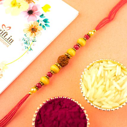 Beads Rudraksh Rakhi