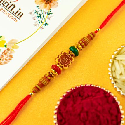 Hari om Swastika Rakhi