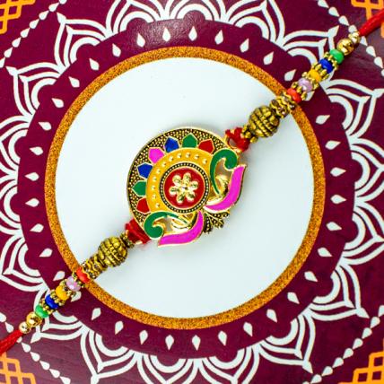 Beautiful Peacock theme Rakhi