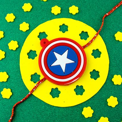 Captain America shield Kids Rakhi