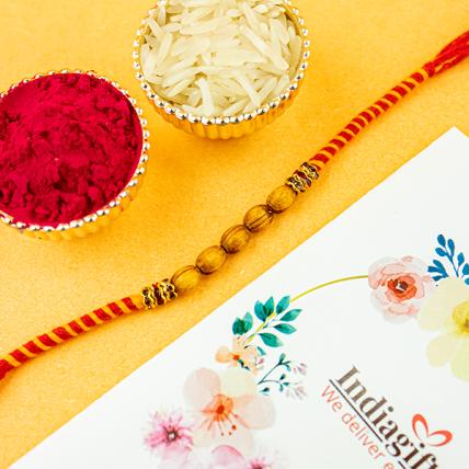 Beautiful Yellow Fins Rakhi