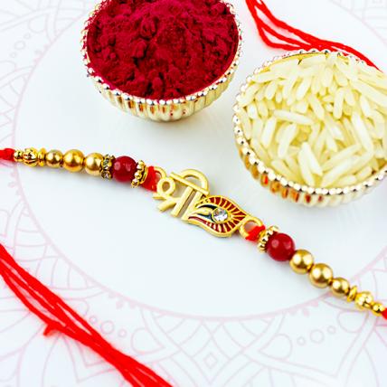 Beautiful Shree Pearl Rakhi