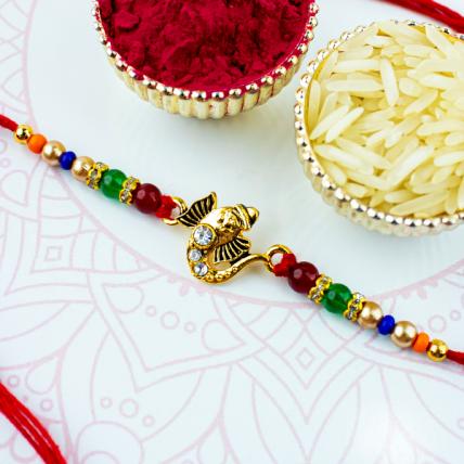 Ganesha Diamond Head Rakhi