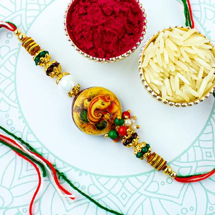 Ganesha Vintage Theme Rakhi