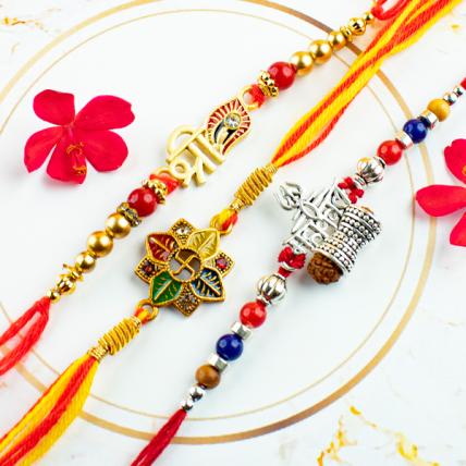 Religious 3 Rakhi Set 