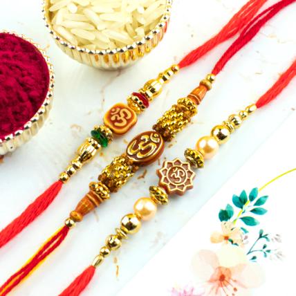 OM Rakhi Combo of 3