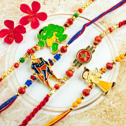 Kids Rakhi Combo of 4