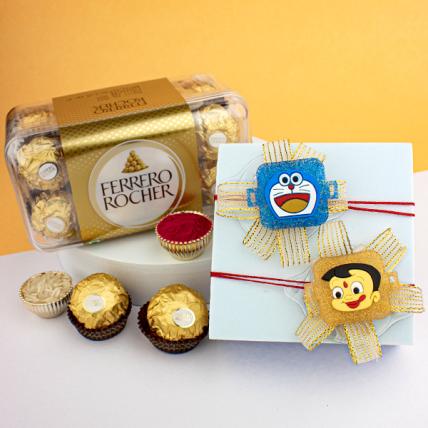 Kids Rakhi with 16pc Ferrero Rocher